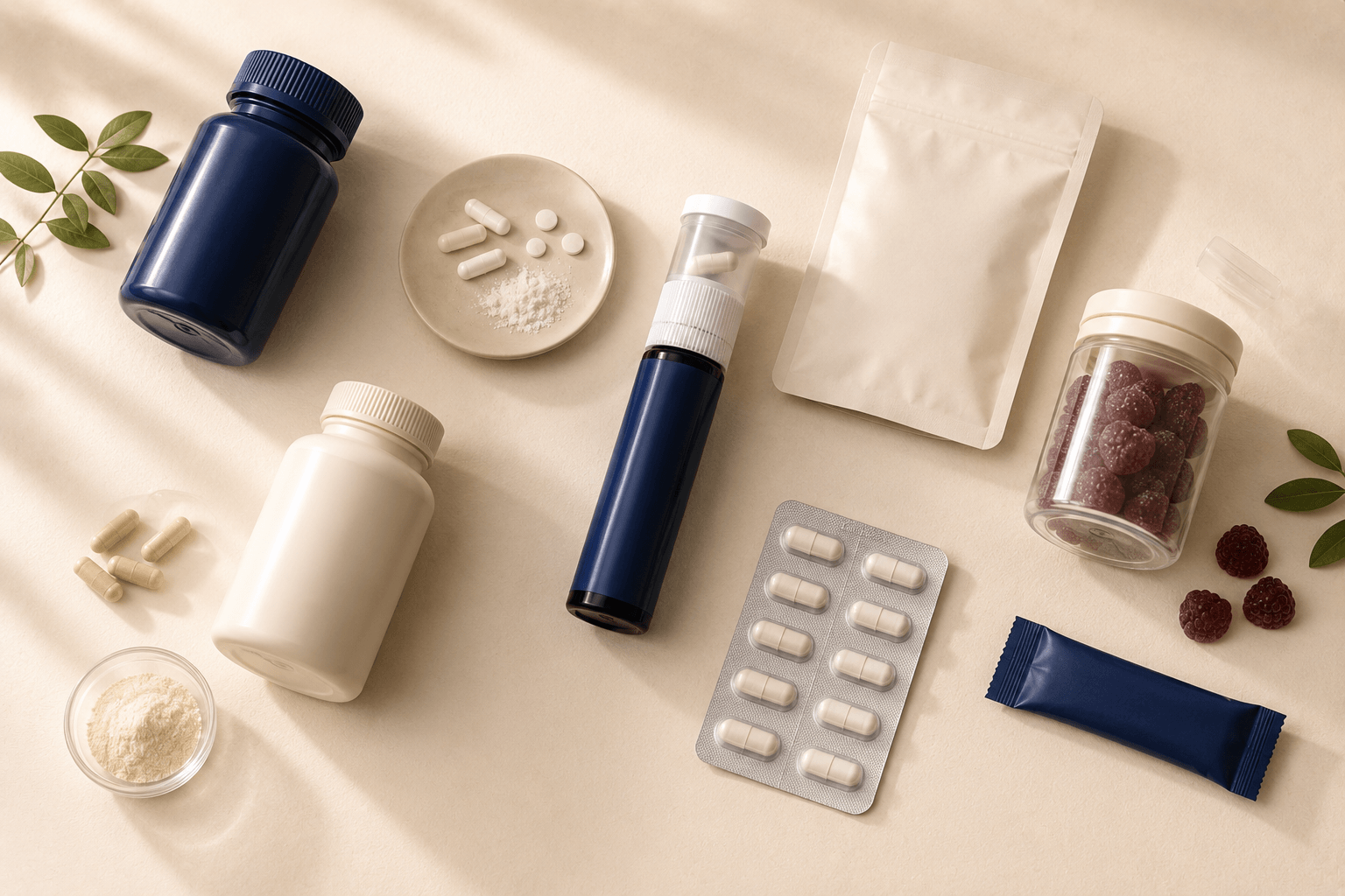 臣鋐生技多元保健食品代工服務|半半瓶、膠囊瓶、錠劑片、粉包、果凍罐一條龍 OEM/ODM 整合代工能量