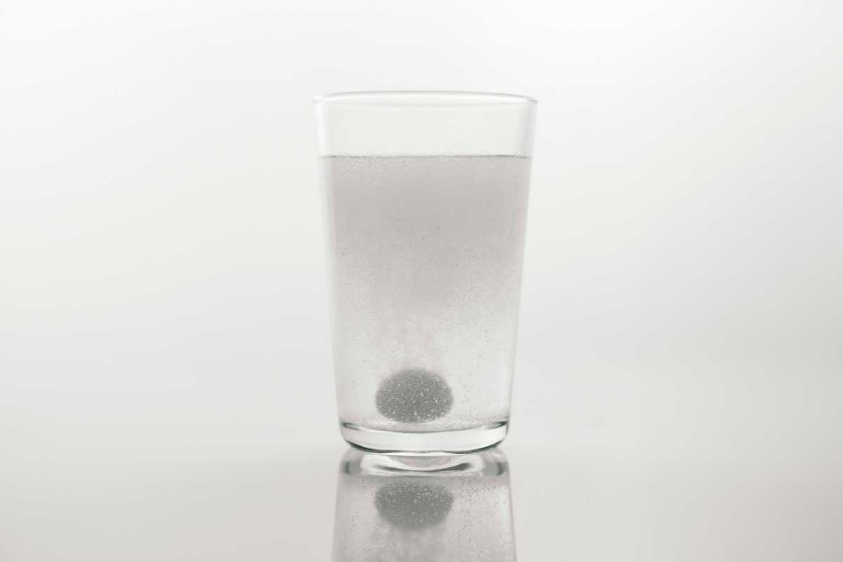 維生素C發泡錠溶於水的劑型情境